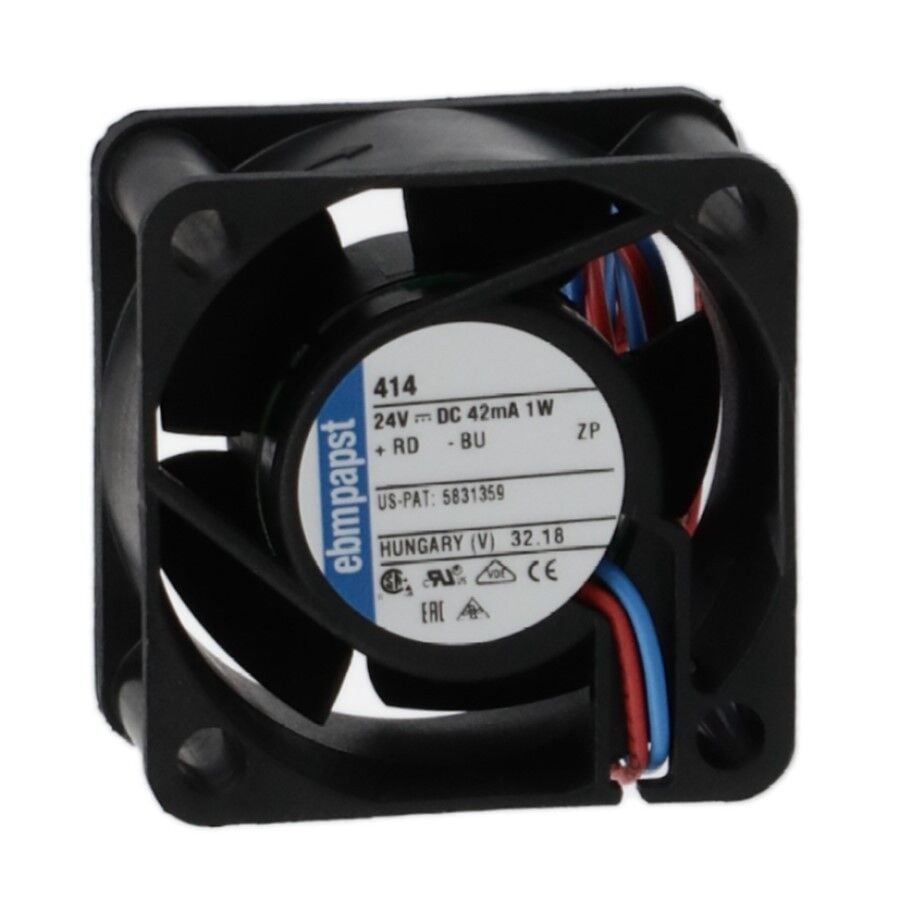 ebm-PAPST 4414N, 119x119x38mm 24VDC 0.23A 5.4W 2 Kablolu Fan