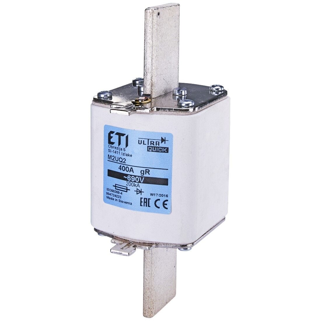 ETI 004724221, NH2 690V 315A gR Bıçaklı Sigorta