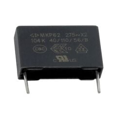 100nF 275V AC 15mm MKP62 X2 Polyester Kapasitör