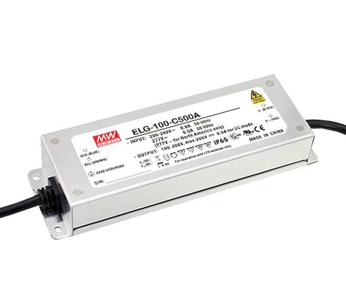ELG-100-C700A, 700mA 100W Ayarlanabilir LED Sürücü, Mean Well
