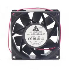 PFB0924GHE, 92x92x38mm 24VDC 0.76A 2 Kablolu Fan
