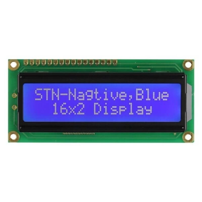 WH1602B-TMI-CT, 2x16 Mavi Karakter LCD