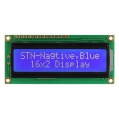 WH1602B-TMI-C#T, 2x16 Mavi Karakter LCD
