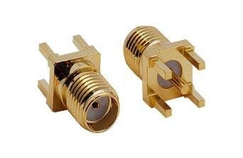 SMA200, SMA Dişi 180' PCB Tip Konektör