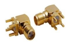 SMA201, SMA Dişi 90' PCB Tip Konektör