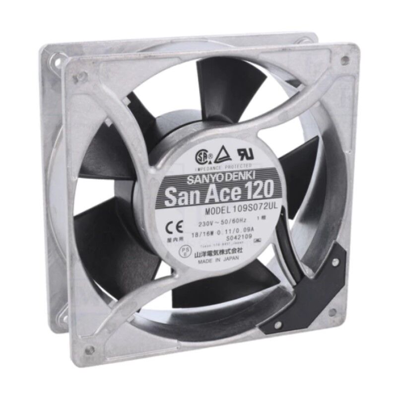 109S072UL, 120x120x38mm 230VAC 16W Fan
