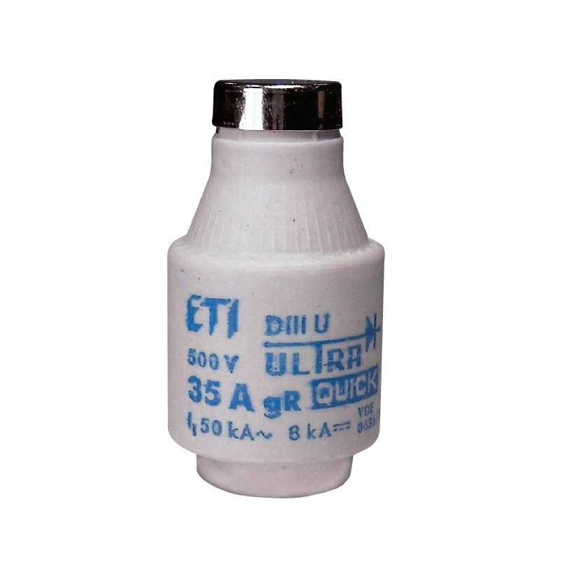 ETI 004323001, 35A 500V gR Ultra Quick D-III (E33) Buşon Sigorta
