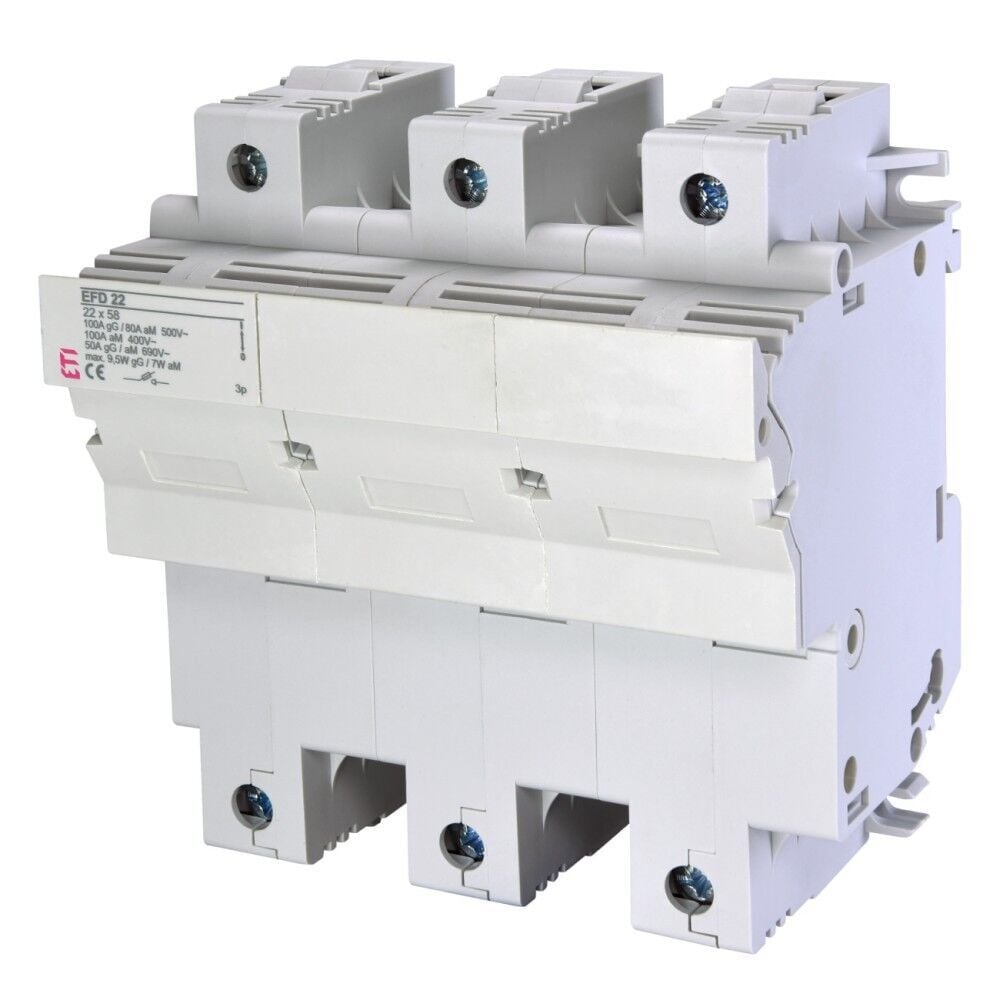 ETI 002560001, EFD 14 1P 14x51mm 690V 50A Ray Montaj Sigorta Yuvası