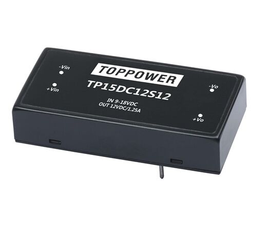 TP15DC24D12, 18-36Vin ±12Vout ±630mA DC/DC Konvertör