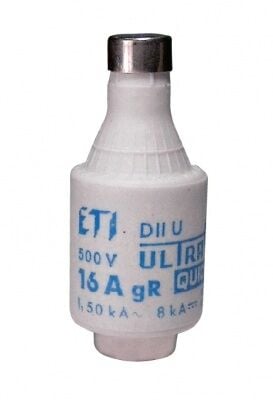 ETI 004322006, 20A 500V gR D-II (E27) Buşon (Hızlı) Sigorta