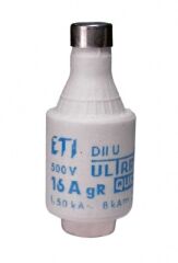 ETI 004322006, 20A 500V gR D-II (E27) Buşon (Hızlı) Sigorta