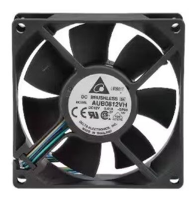 AUB0812VH-SP00, 80x80x25mm 12VDC 0.41A 4 Kablolu Fan