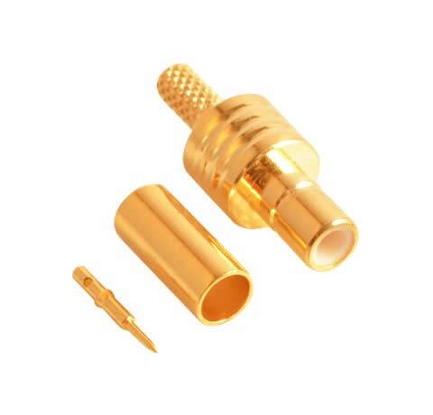 SMB100, SMB Erkek Sıkmalı Konektör, RG174