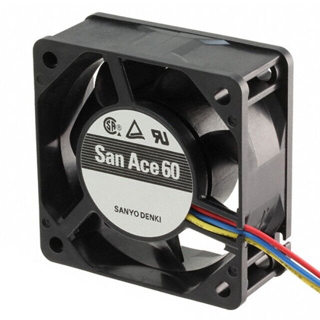 109R0612S4D01, 60x60x25mm 12VDC 0.17A 3 Kablolu Fan