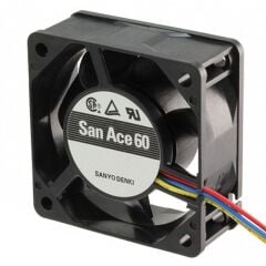 109R0612S4D01, 60x60x25mm 12VDC 0.17A 3 Kablolu Fan