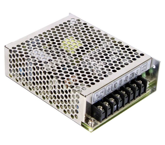 RT-65A, ±5V/12V Çıkış 65W Güç Kaynağı, Mean Well