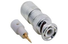 BNC109, BNC Erkek Vidalı Gümüş Konektör, RG58, RG59, RG6