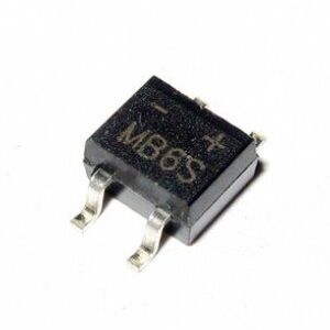 MB6S-0.5A, 600V 500mA SMD Köprü Diyot