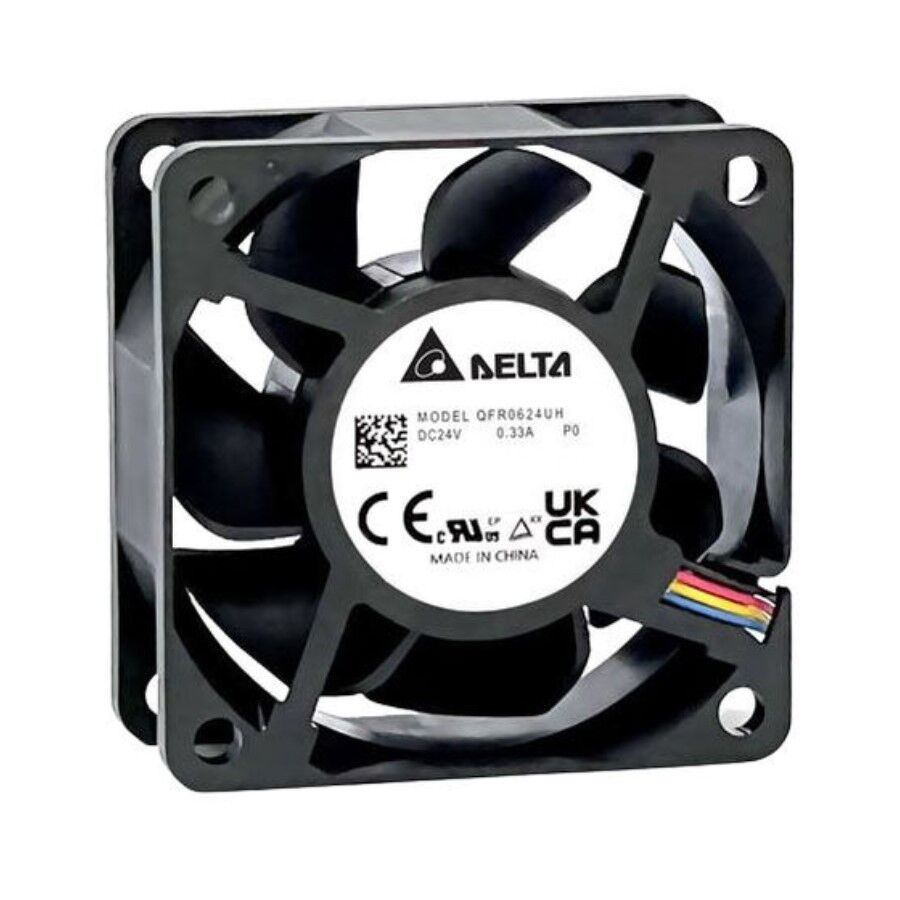QFR0624UH-P0, 60x60x25mm 24VDC 0.33A 4 Kablolu Fan