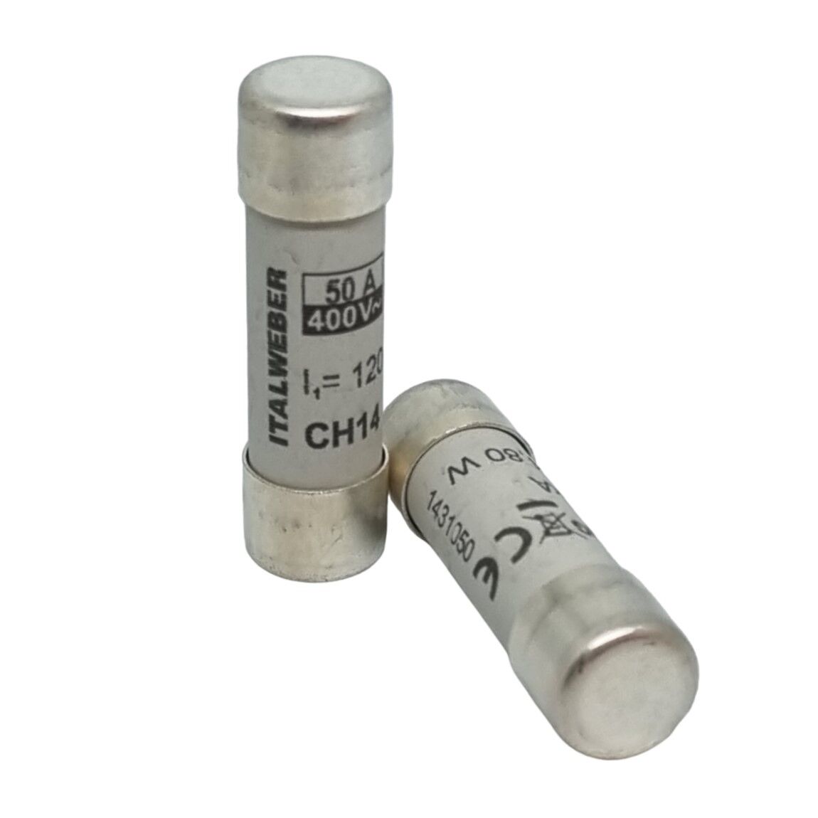 Italweber 1431050, 14x51mm 50A 400V gG Porselen Sigorta