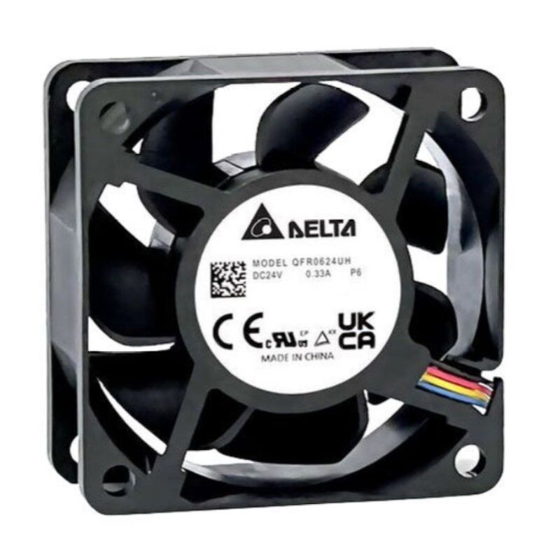 QFR0624UH-P6, 60x60x25mm 24VDC 0.33A IP68 4 Kablolu Fan