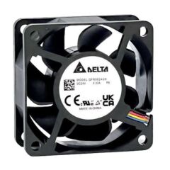 QFR0624UH-P6, 60x60x25mm 24VDC 0.33A IP68 4 Kablolu Fan