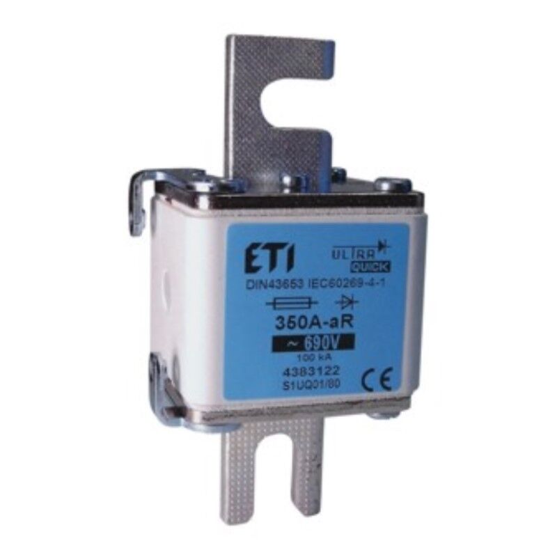 ETI 004383721, NH1 690V 315A aR Ultra Quick Kancalı Sigorta