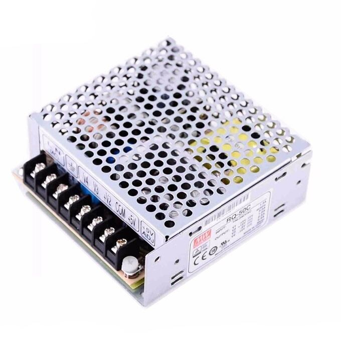RQ-50D, 5V/±12V/24V Çıkış 50W Güç Kaynağı, Mean Well