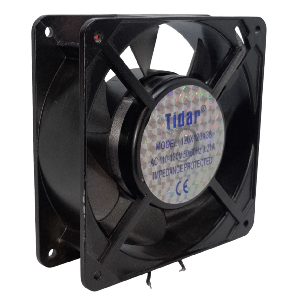 Tidar 120x120x38mm 110~120VAC 0.21A 2 Kablolu Metal Fan
