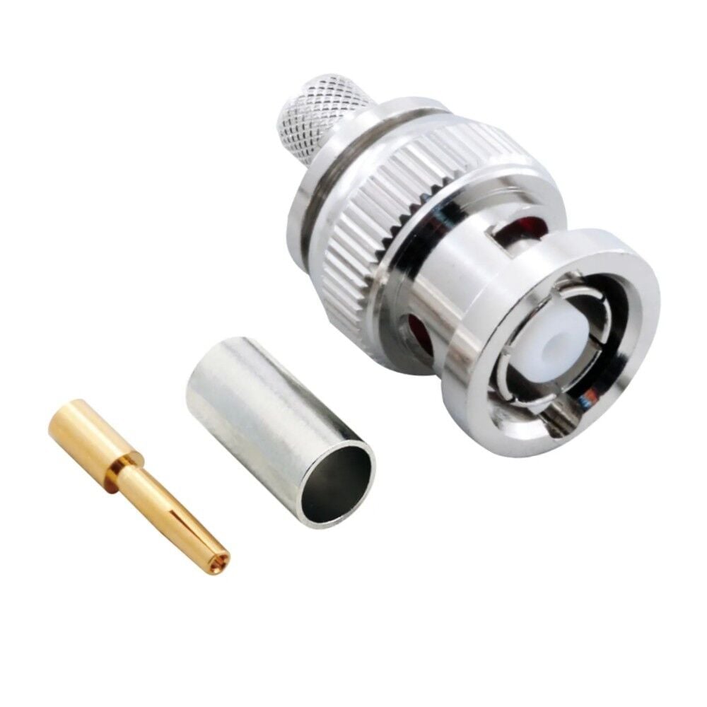 BNC210, BNC Ters Erkek Sıkmalı Konektör, RG58