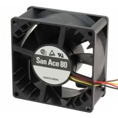 9GV0812P1H031, 80x80x38mm 12VDC 3A 4 Kablolu Fan