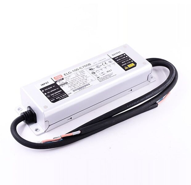 ELG-100-C500B, 500mA 100W Dimedilebilir LED Sürücü, Mean Well