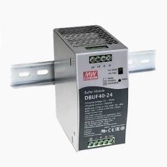 DBUF40-24, 24VDC 40A Ray Montaj Buffer Modül, Mean Well