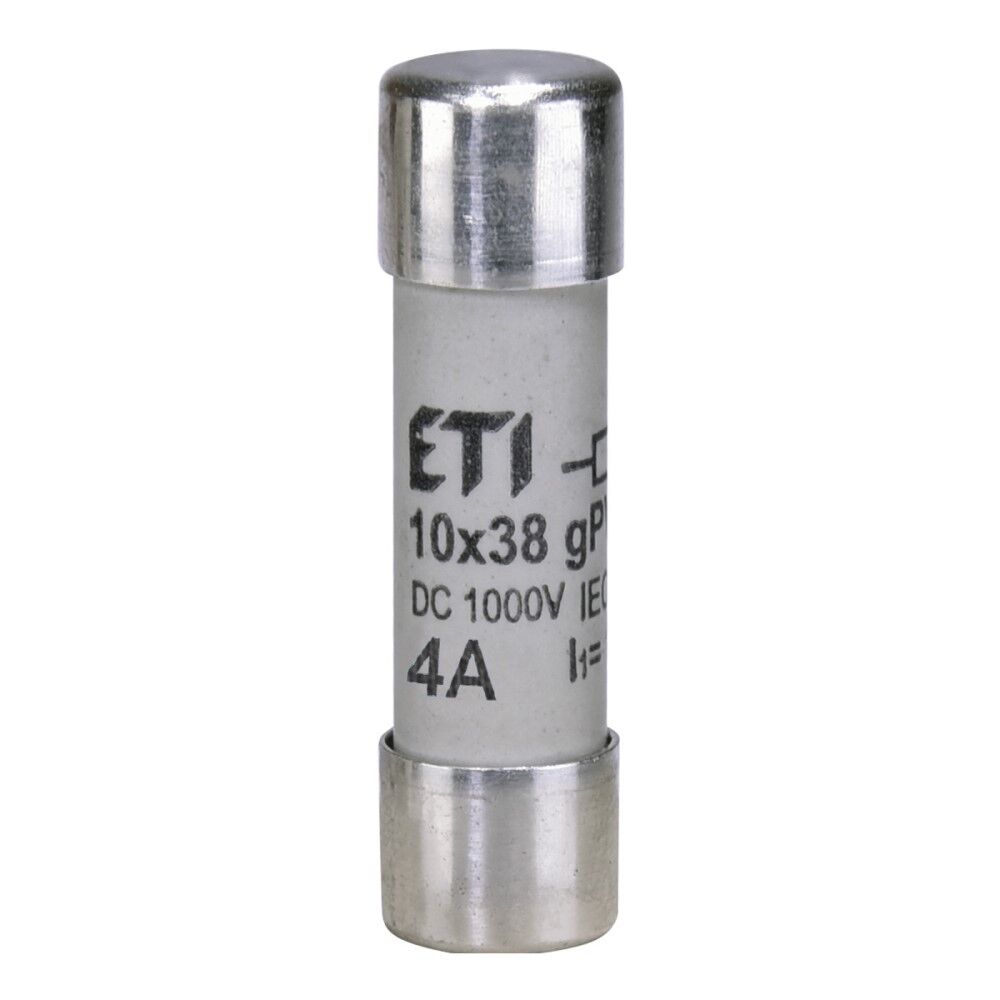 ETI 002625069, CH10x38 1000VDC 4A gPV Porselen Sigorta