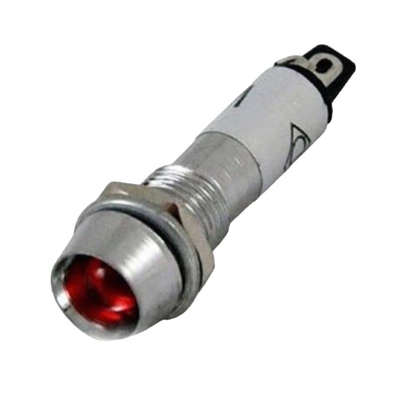 AF225-220K, 220V AC 8mm Sinyal Lambası (Kırmızı)