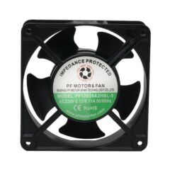 PF12038A2HBL-5, 120x120x38mm 230VAC 0.12A 19W Fan