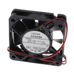 06015KA-24N-AA-00, 60x60x15mm 24VDC 0.13A 2 Kablolu Fan