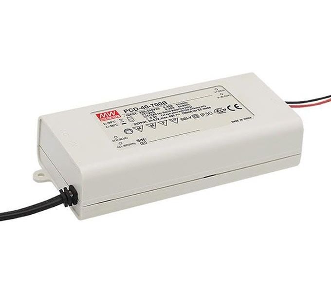 PCD-40-700B, 700mA 40W Sabit Akım Dimli LED Sürücü, Mean Well