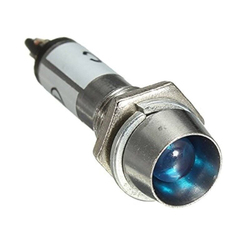 AF225-220M, 220V AC 8mm Sinyal Lambası (Mavi)