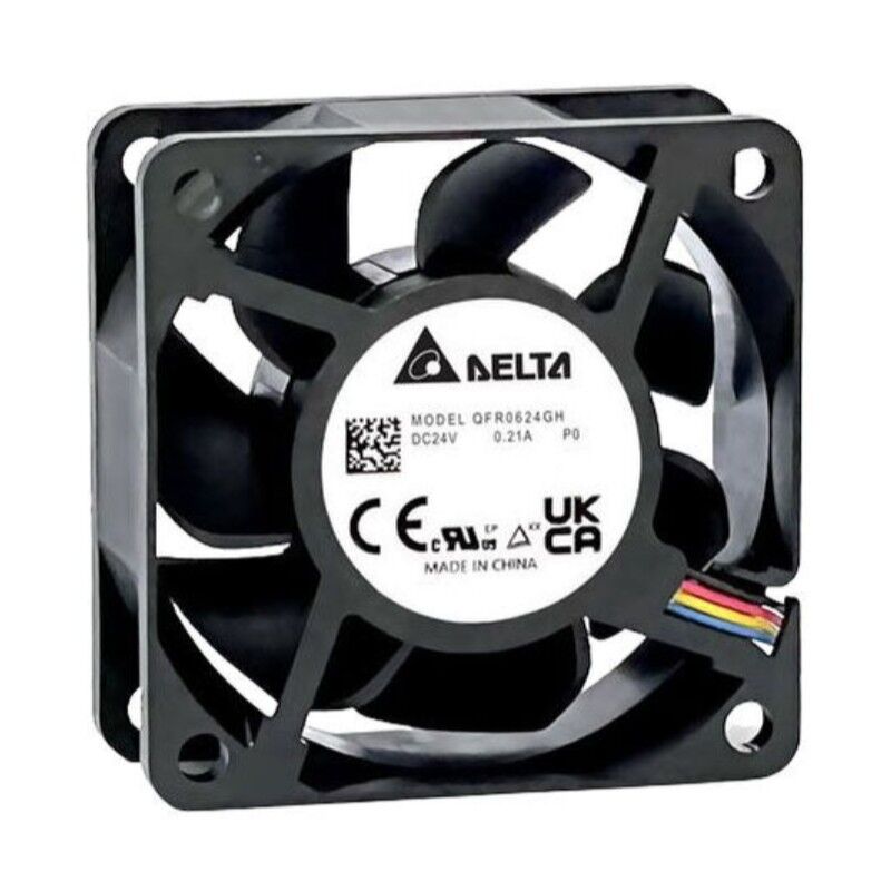 QFR0624GHP0, 60x60x25mm 24VDC 0.21A 4 Kablolu Fan