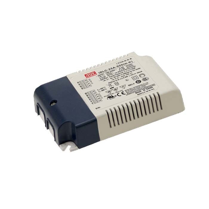 IDLC-25-350, 350mA 25W Dimedilebilir LED Sürücü, Mean Well