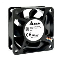 QFR0624GHP6, 60x60x25mm 24VDC 0.21A 4 Kablolu Fan