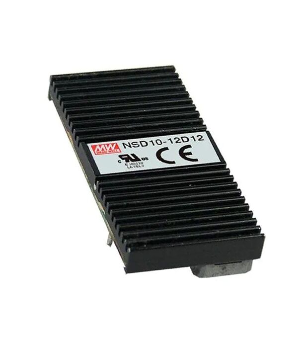 NSD10-12D5, 12Vin ±5Vout ±1A 10W DC/DC Konvertör, Mean Well