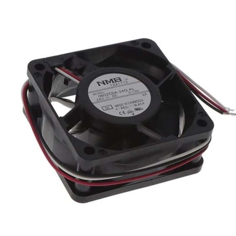 06025SA-24Q-AL-D0, 60x60x25mm 24VDC 0.13A 3 Kablolu Fan