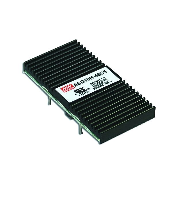 ASD10H-12S12, 12Vin 12Vout 0.83A 10W DC/DC Konvertör, Mean Well