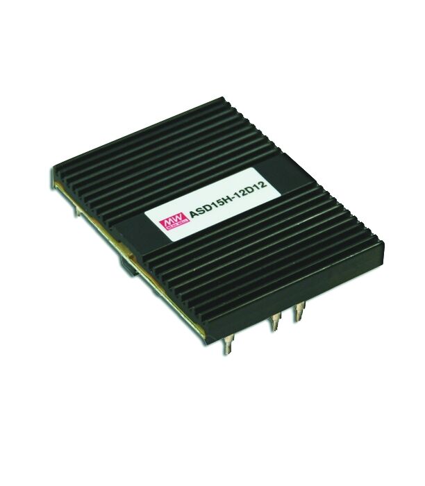ASD15H-48D5, 48Vin ±5Vout ±1.5A 15W DC/DC Konvertör, Mean Well