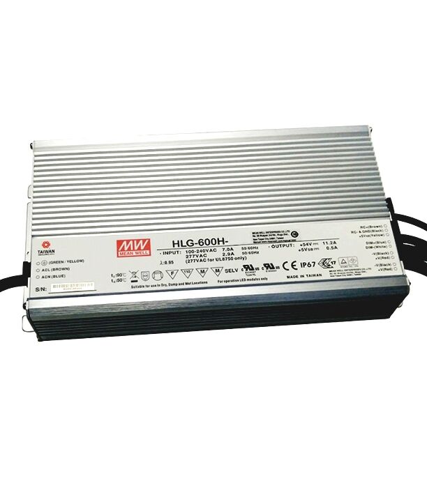 HLG-600H-24B, Dimedilebilir LED Sürücü, Mean Well