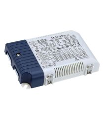 LCM-40BLE, Seçilebilir Sabit Akım Dimedilebilir Bluetooth LED Sürücü, Mean Well