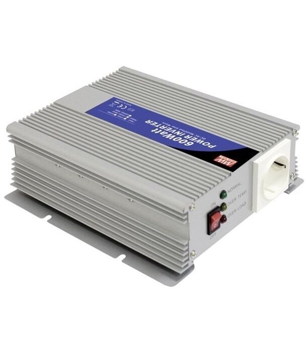 A301-600, 12VDC Giriş 220VAC Çıkış 600W İnvertör, MeanWell
