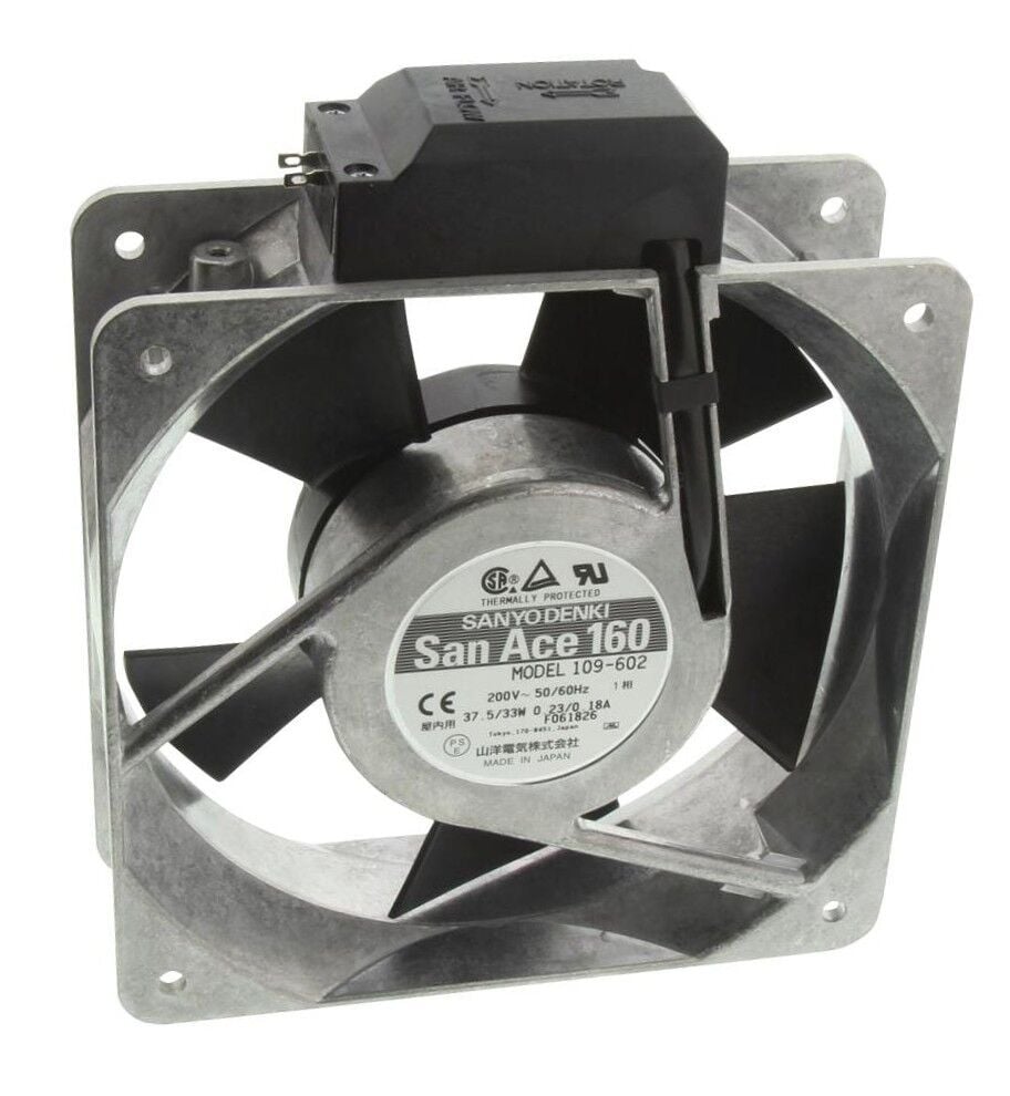Sanyo Denki 109-602, 160x160x51mm 200VAC Fan